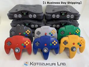 Nintendo 64 Black Console + Controller + Accessory Region Free Used Tested