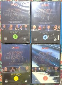 LOT of 4 DVD Set SBN STORY BEHIND The SONG~SEASON 1,2,3, & 4 Brand New SEALED