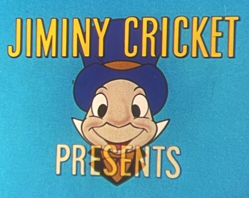 16mm Disney IB Tech Film: Jeminy Cricket in 'The Elephant' + Snow White Trailer