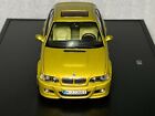 BMW M3 Coupe Phoenix Yellow E46 1:43 Dealer Limited Edition Japan Minichamps