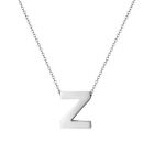 Men Women Stainless Steel 26 Initial Letters A-Z Pendant Necklace Monogram Name