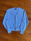 Vintage Robert Bruce Cardigan Sweater Arnold Palmer Large Blue Made In The USA