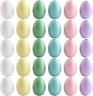 60Pcs Easter Egg Wood Beads Egg Shaped Loose Beads Spacer Bead for Garland Jewel