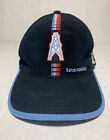 VTG Tennessee Oilers Strapback Cap Hat Black Pro Plan Blue Stripe Football EUC