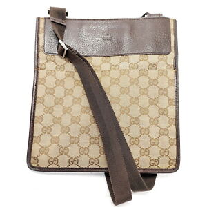 Gucci Shoulder Bag  Brown Canvas 2651559