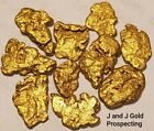 10 Gold Nuggets Pickers Flakes +  FREE Crystalline SILVER Nuggets In Glass Vial