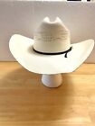 Justin Men's Authentic Western 20X Straw Cowboy Hat 7 1/8 Oval