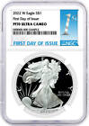 New Listing2022 W $1 Proof Silver Eagle NGC PF70 Ultra Cameo First Day of Issue 1st Label