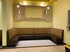 Restaurant Booth  U Shaped -Upholstered Diamond Tufeted Back in 36