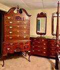 Banded Mahogany Bedroom Set, Sold Wood, Timeless, Rich design, Estate Quality