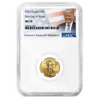 2023 $5 American Gold Eagle 1/10 oz NGC MS70 FDI Trump Label