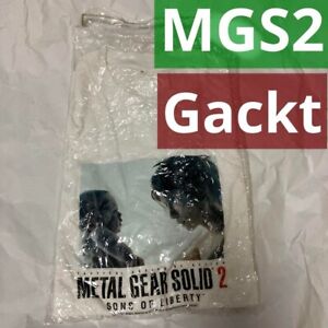 Authentic Metal Gear Solid 2 GACKT Promo T-Shirt mgs2 Vintage Size M Medium