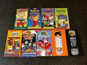Rugrats Dora Explorer Max & Ruby Lot of 9 VHS Video Tape Bundle Nick Jr Kids