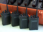 4 Motorola Saber UHF Retired Public Safety Transceivers w/Batteries Charger Case