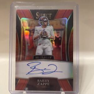2022 Chronicles Select In-Flight Bailey Zappe RC auto /75 Patriots