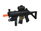 Double Eagle M82p Full Auto Airsoft Electric Gun w/ Red Dot Scope + Flashlight
