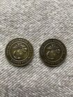 Marine Corps Toys For Toys Coins. Set Of 2. USMC.