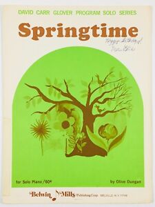 New ListingVintage Sheet Music 1973 Springtime