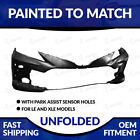 NEW Painted 2021-2023 Toyota Camry/Hybrid Unfolded Front Bumper W/ Sensor Holes (For: 2021 Toyota Camry)