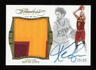 2016 Panini Flawless Kevin Love Game Used Patch Auto /25 NBA Championship Cavs