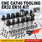 CAT 40 Tool Holder Kit for Haas Fadal CNC Mill ER32/16 Chuck Collet Set NEW