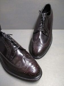 Florsheim Kenmoor 75847 burgundy leather brogues wingtips dress shoes 11EEE