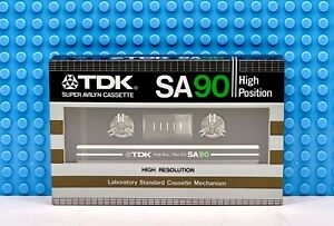 TDK  SA    90  VS I  1982    TYPE II    BLANK CASSETTE TAPE  (1) (SEALED)