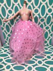 Vintage 1988 Super Star Superstar Barbie Doll Outfit Pink Tulle Star Skirt #1604