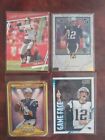 Football Cards Tom Brady 4 Lot. Base, Inserts,  Silver,  Patriots, Buccaneers.
