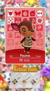 Animal Crossing: New Horizons Amiibo Fauna NFC Tag-NO ARTWORK