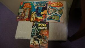 LOT OF 4 HORROR SCIFI COMICS DR SPEKTOR GHOST OF DR GRAVES HAUNTED GHOST MANOR
