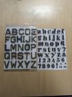 Lot Of 2 Alphabet Clear Stamp Sets One Uppercase And One Lowercase Stamps.