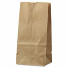 General #2 Paper Grocery Bag 30lb Kraft Standard 4 5/16 x 2 7/16 x 7 7/8 500