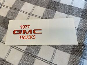 1977 GMC Trucks Full-Line Sales Folder