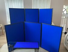 SHOW BOARD NOBO 6 Panels Blue/Gray  3’TX6’L ea  2+header +bag  MINT CONDITION