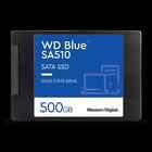 Western Digital 500GB WD Blue SA510 SATA SSD, 2.5”/7mm Cased - WDS500G3B0A