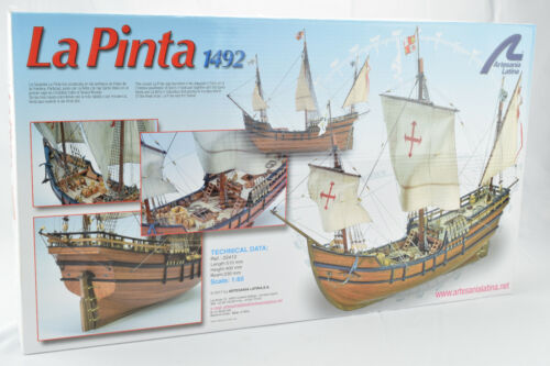 Artesania Latina 1492 La Pinta 1:65 Wooden Model Boat Ship Kit 22412