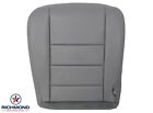 2002 Ford Excursion 7.3L Turbo Diesel Driver Side Bottom LEATHER Seat Cover Gray