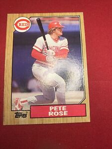 1987 Topps (Error Card) Pete Rose Cincinnati Reds #200.