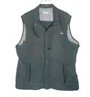 Columbia Omni Shade Vest Jacket Fishing Gray Size XXL Pockets Lined Adjustable