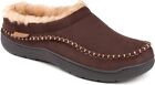 Men's Warm Fuzzy Comfy Moccasin Slippers Slip on Wide Loafer House Slippers