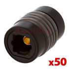 New Listing50PCS TOSLink Female to Female Coupler Optic Fiber Cable Extender Audio Adapter