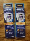 8 pcs Oral-B 3D White Replacement Toothbrush Brush Heads USA 2x4 packs