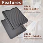 QuliMetal Double-Sided Cast Iron Grill Griddle for All Camp Chef 14
