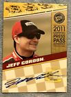 2011 Press Pass Certified Authentic Jeff Gordon On Card Auto #25/25