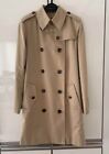 Burberry London Half Trench Coat Beige Japan made Women Size 40/L Used