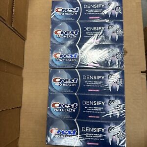 12 Pack Crest Pro Health Densify Sensitive Care Fluoride Toothpaste Exp 4/25