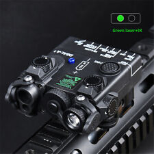 Black DBAL-A2 green infrared aiming laser with white hunting strobe light
