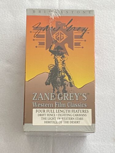 Zane Grey's Western Classics (VHS) SEALED 4 Full Length Features