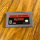 Dr. Mario Classic NES Series (Nintendo Game Boy Advance, 2004) GBA OEM Authentic
